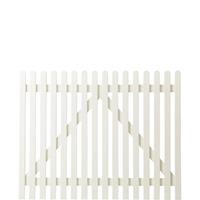 Plus Danmark Tuinpoort vuren Retro recht wit (150 x 120 cm)