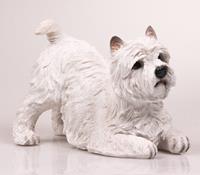 Farmwood Animals Westie Gartenbild