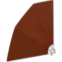 vidaXL Balkonscherm inklapbaar 210x210 cm terracottakleurig