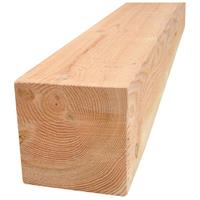 Paal lariks douglas 12,0 x 12,0 cm (400 cm) gezaagd