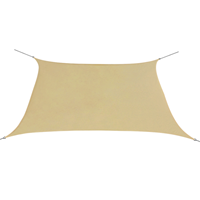 VidaXL Zonnescherm vierkant 3,6x3,6 m oxford stof beige