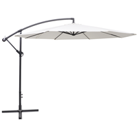 VidaXL Zweefparasol 3,5 m zandwit