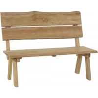 Tuinbankje.nl tuinbank boomstam 130cm - teak