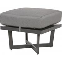 Mai tai Dit product heeft vaste verzendkosten van €39,95 - Hocker - Donkergrijs - 54,5x54,5x29,5cm