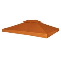 vidaXL Pavillon Abdeckung Ersatzdach 310 g/m² Terracotta-Rot 3×4 m Orange