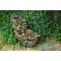 UBBINK Gartenbrunnen Aspen mit LED BxTxH: 105x50x50 cm