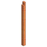 TrendHout Tussenstaander Refter/Regina 14,5 x 14,5 cm (234,5 cm) geschaafd
