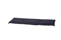 Madison Sitzauflage Bankauflage Basic 120x48 cm Schwarz, (1 St)