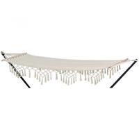 Bellatio Tuin hangmat Ibiza macrame 80 x 200 cm