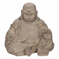 Stone Lite Boeddha beeldje happy 24 cm
