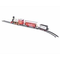 Bellatio Kersttrein set met LED verlichting en muziek 345 cm