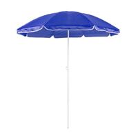 Bellatio Blauwe strand parasol van nylon