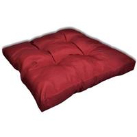 vidaXL Sitzpolster Polster Sitzkissen 80 x 80 x 10 cm Weinrot Rot