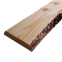 Boomschors plank lariks douglas 3,0 x 20,0/30,0 cm (2,50 mtr) bezaagd