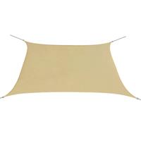 vidaXL Sonnensegel Oxfordgewebe Quadratisch 2 x 2 m  Beige