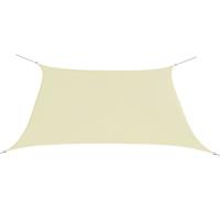 vidaXL Sonnensegel Oxfordgewebe Quadratisch 2 x 2 m  Creme