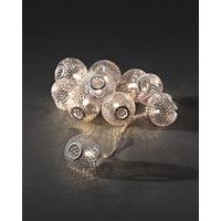 LED Decoratie lichtsnoer metalen bolletjes