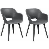 Allibert Akola dining chair grafiet grijs