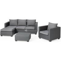 Allibert Salta loungeset - graphite