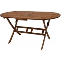 express Benita opklapbare houten tuintafel 85 x 160 cm