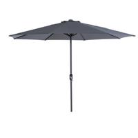 Garden Impressions Lotus parasol 300 cm polyester donker grijs