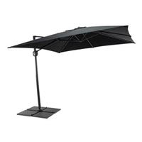 Sens-line Honolulu parasol 250x250xH250 cm incl. Kruispoot - antraciet