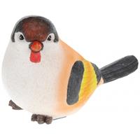 Decoratie vogeltje Putter 17 cm