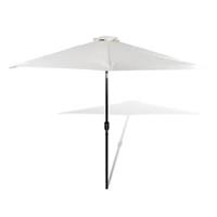 vidaxl Parasol met stalen paal 3 m zandwit