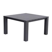 Cube Lounge dining tafel 120x120xH68 cm carbon black
