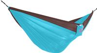 Vivere Parachute Hangmat - Double - Chocolade / Turquoise