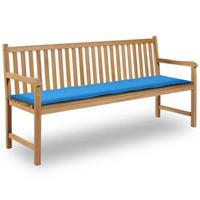 VidaXL tuinbank kussen blauw 180x50x3 cm