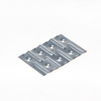 Spijkerplaat 75X 50X1.25mm 115x2 Sendzimir verzinkt - per stuk