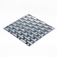 Spijkerplaat 150X150X1.25mm 115x2 Sendzimir verzinkt - per stuk