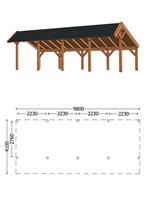 Trendhout Kapschuur De Heerd 9.8m Combinatie 1