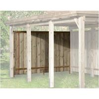 WEKA Achterwand carport