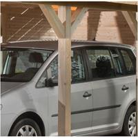 WEKA carport achterwand line