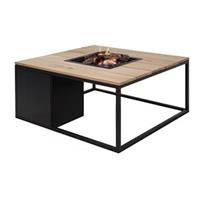 Cosi Fires Loft 100 black frame teak top