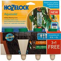 Hozelock Aquasolo Bewässerungskegel 3 + 1 Set Mittelgroß 2717 3725 Grün