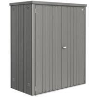 Biohort Geräteschrank 150 Aufbewahrungsschrank 155x83x182,5cm Quarzgrau-Metallic