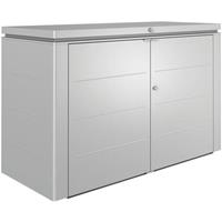 Biohort Highboard 200 Aufbewahrungsbox 200x84x127cm Silber-Metallic