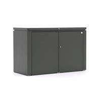 Biohort Highboard 200 Aufbewahrungsbox 200x84x127cm Dunkelgrau-Metallic