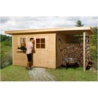 WEKA Gartenhaus 170 A Gr.4, 28 mm, Holzlagerplatz 150 cm, ohne Imprägnierung