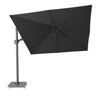 platinum zweefparasol Challenger T² premium 300x300 cm - faded black