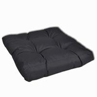 vidaXL Auflagen Sitzkissen 50 x 50 x 10 cm  Grau