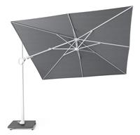 platinum zweefparasol Challenger T2 premium 300x300 cm - manhattan wit frame