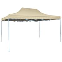 VidaXL Vouwtent pop-up 3x4,5 m crèmewit