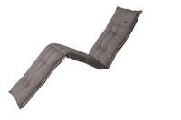 Madison deckchair tuinkussen Rib 185x50 cm - bruin