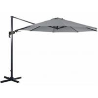 Sens-line zweefparasol Borneo Deluxe Ø350 cm - licht grijs