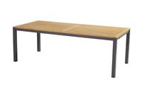 Hartman Sonata tuintafel teak 220x100xH72,5 cm - antraciet