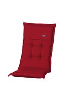 Madison Tuinkussen hoge rug Rib red